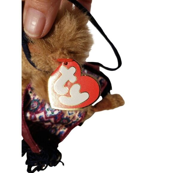 Vintage Ty Lawrence the Camel Posable 9 in. Attic Treasures 6053 Retired 1993 - Picture 6 of 7